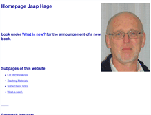 Tablet Screenshot of jaaphage.nl